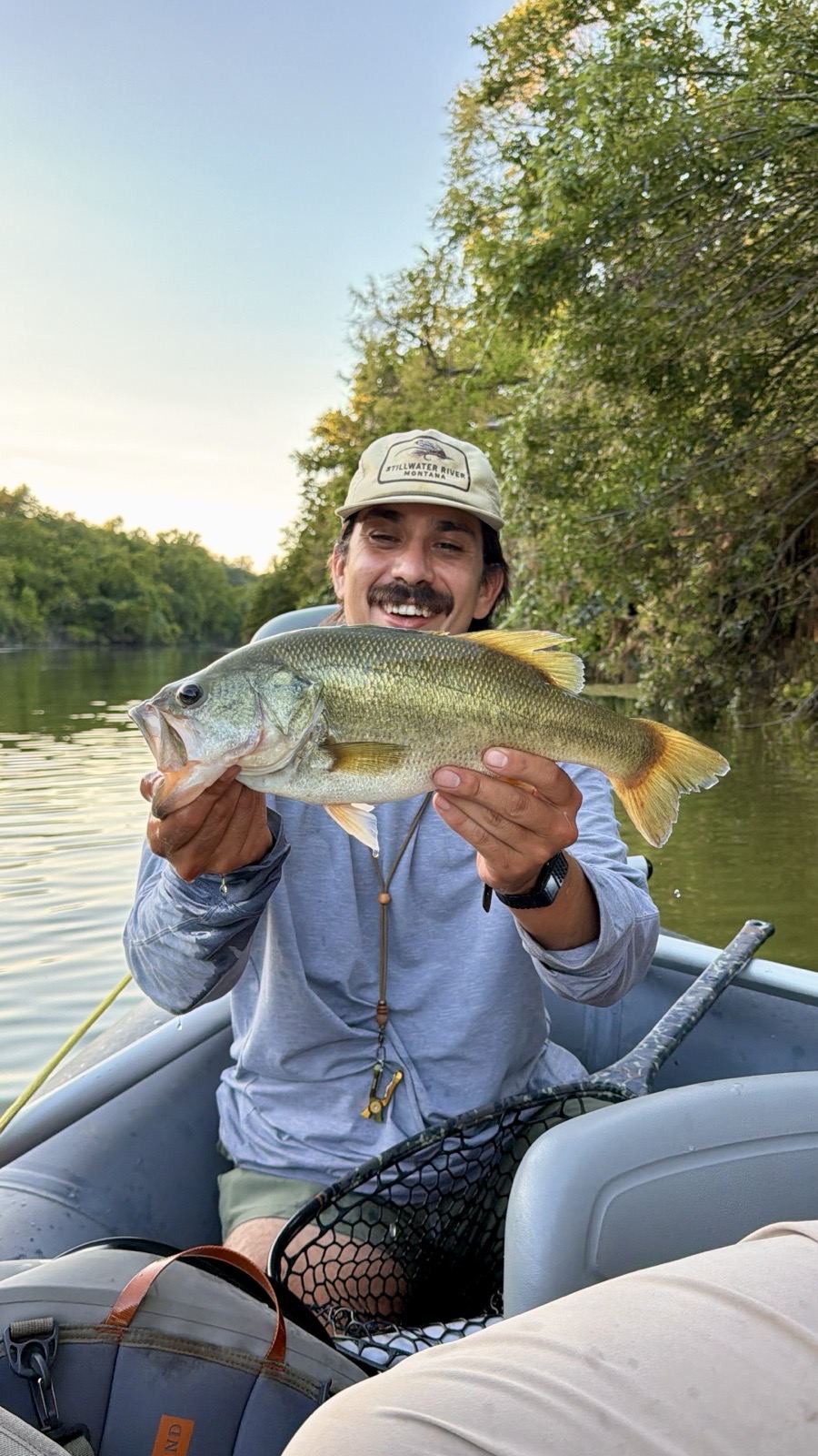 Trophy catch on the Guadalupe River