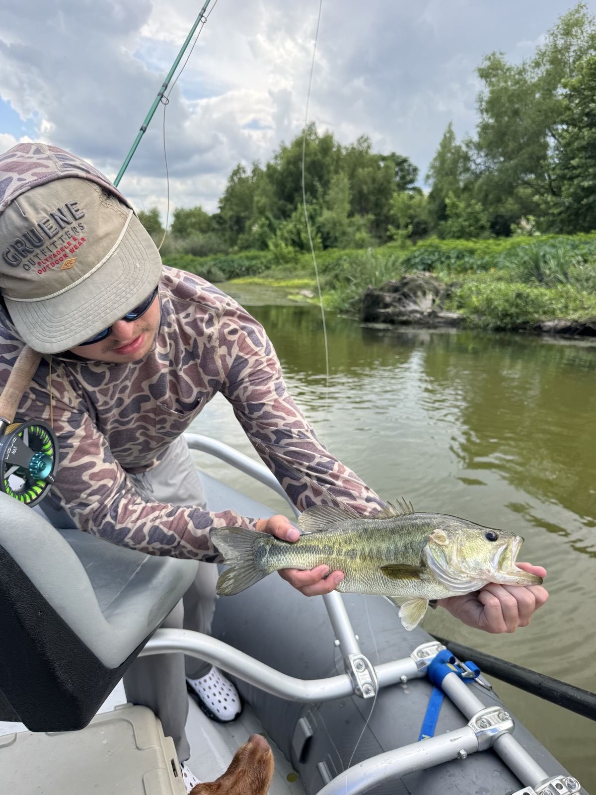 Trophy catch held up for the camera