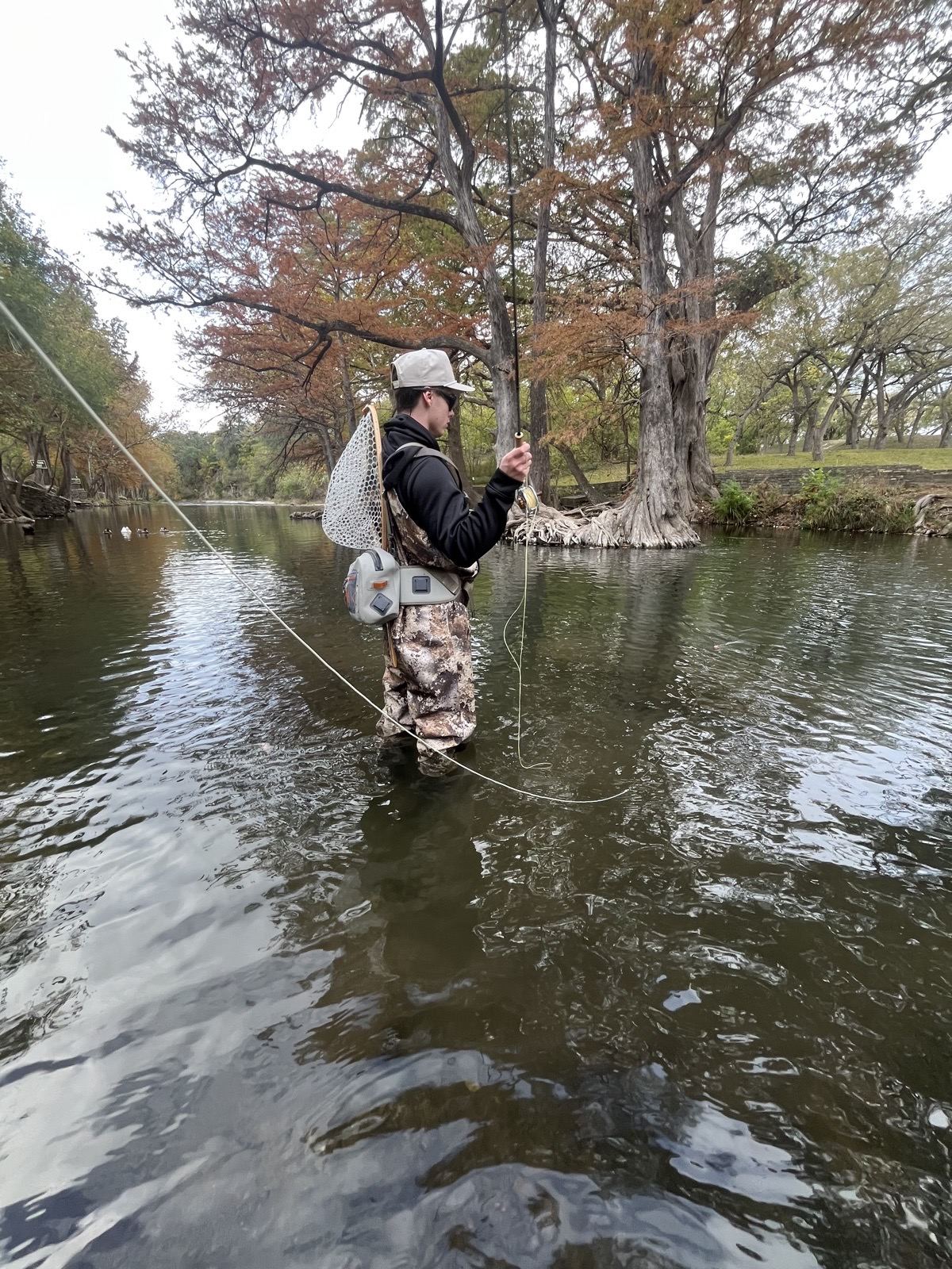 Guided trip on a Texas river